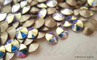 Swarovski 3D Nail Art Rivolli Crystal AB ss24 (5.3mm)